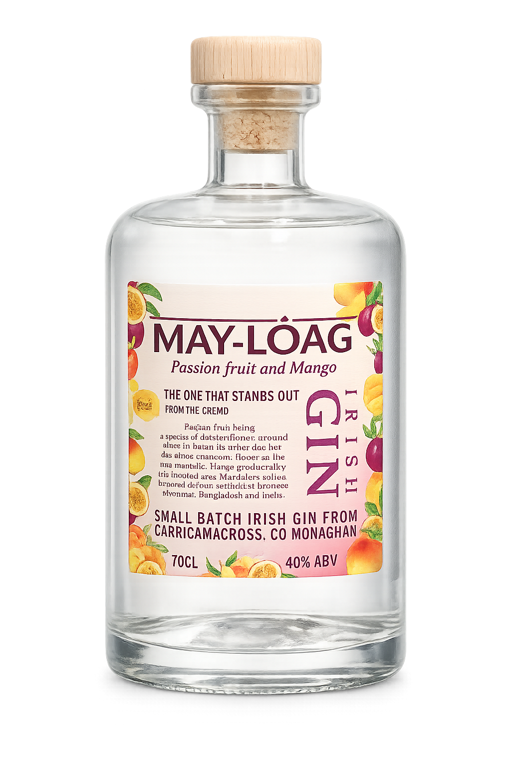 May Lóag Passionfruit & Mango Irish Gin 0,7l